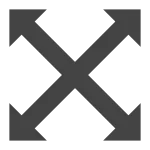 Arrows Cross SVG Icon
